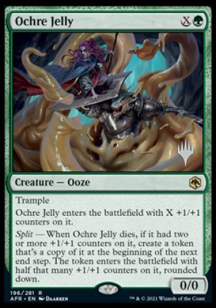 Ochre Jelly (Promo Pack) [Dungeons & Dragons: Adventures in the Forgotten Realms Promos] | Magic Magpie