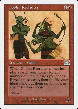 Goblin Recruiter [Classic Sixth Edition] | Magic Magpie