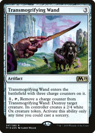 Transmogrifying Wand [Core Set 2019 Promos] | Magic Magpie