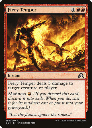 Fiery Temper [Shadows over Innistrad] | Magic Magpie