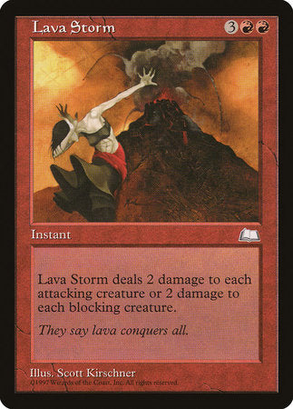 Lava Storm [Weatherlight] | Magic Magpie