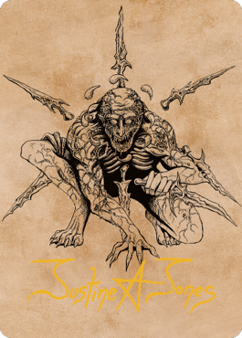 Bhaal, Lord of Murder Art Card (Gold-Stamped Signature) [Commander Legends: Battle for Baldur's Gate Art Series] | Magic Magpie