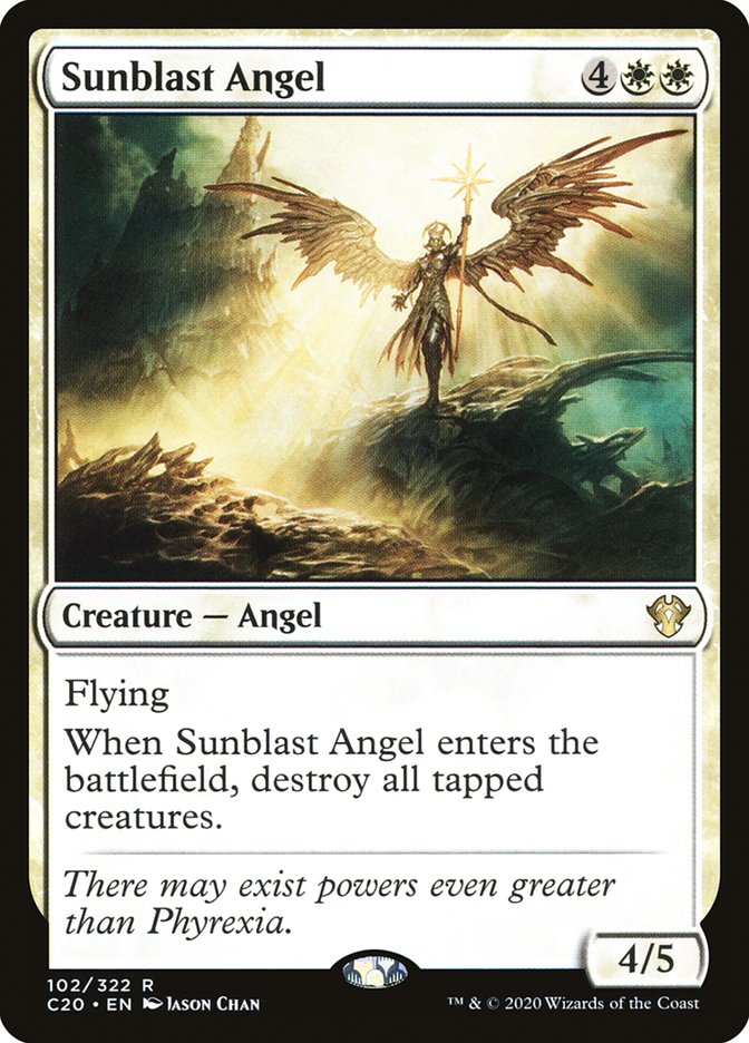 Sunblast Angel [Commander 2020] | Magic Magpie