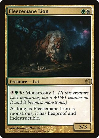 Fleecemane Lion [Theros] | Magic Magpie