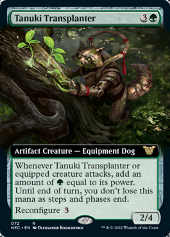Tanuki Transplanter (Extended) [Kamigawa: Neon Dynasty Commander] | Magic Magpie