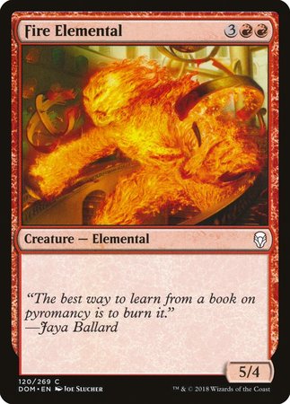 Fire Elemental [Dominaria] | Magic Magpie