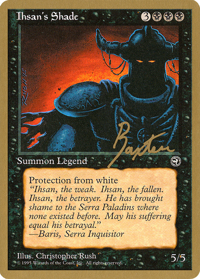 Ihsan's Shade (George Baxter) [Pro Tour Collector Set] | Magic Magpie