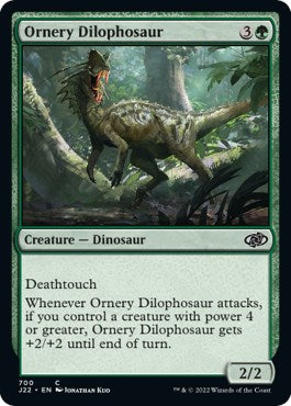 Ornery Dilophosaur [Jumpstart 2022] | Magic Magpie