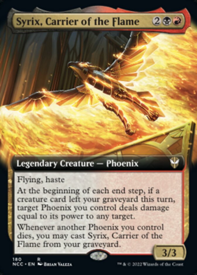 Syrix, Carrier of the Flame (Extended Art) [Streets of New Capenna Commander] | Magic Magpie