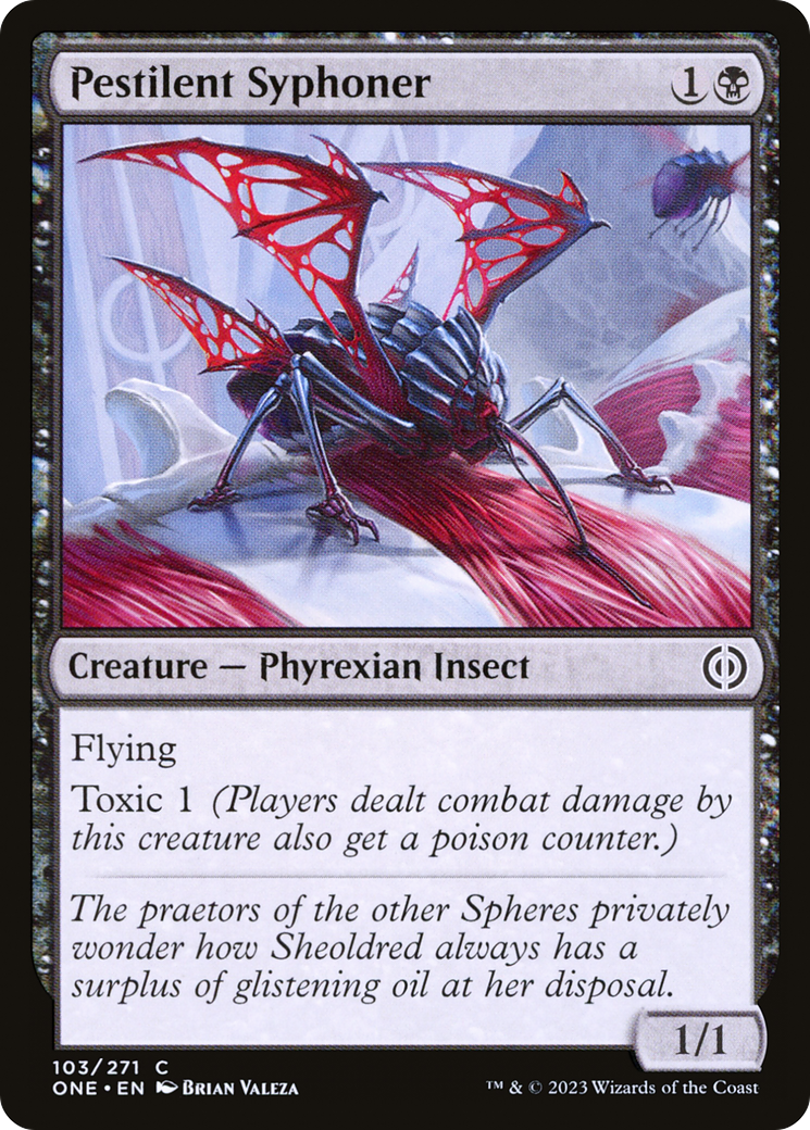 Pestilent Syphoner [Phyrexia: All Will Be One] | Magic Magpie