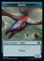 Drake // Treasure Double-sided Token [Double Masters 2022 Tokens] | Magic Magpie