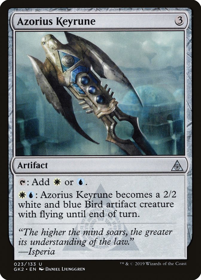 Azorius Keyrune [Ravnica Allegiance Guild Kit] | Magic Magpie