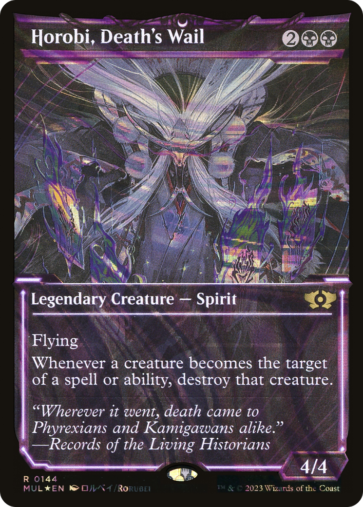 Horobi, Death's Wail (Halo Foil) [Multiverse Legends] | Magic Magpie