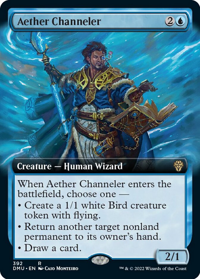 Aether Channeler (Extended Art) [Dominaria United] | Magic Magpie