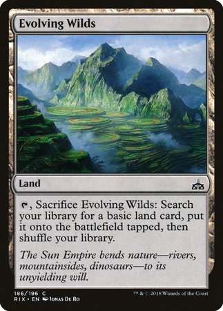 Evolving Wilds [Rivals of Ixalan] | Magic Magpie