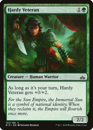 Hardy Veteran [Rivals of Ixalan] | Magic Magpie