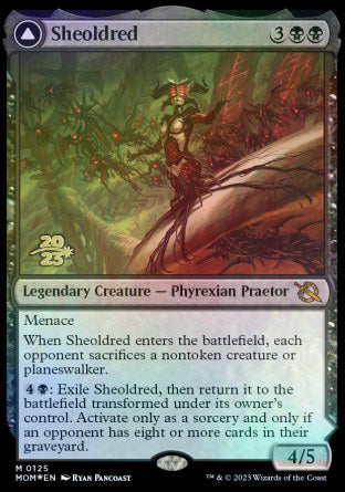 Sheoldred // The True Scriptures [March of the Machine Prerelease Promos] | Magic Magpie