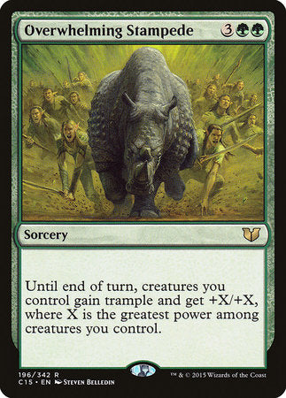 Overwhelming Stampede [Commander 2015] | Magic Magpie