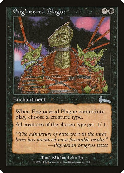 Engineered Plague [Urza's Legacy] | Magic Magpie