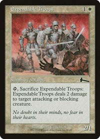 Expendable Troops [Urza's Legacy] | Magic Magpie