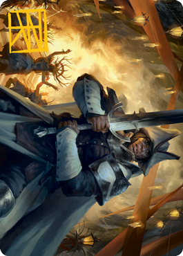 Ritual Guardian Art Card (Gold-Stamped Signature) [Innistrad: Midnight Hunt Art Series] | Magic Magpie