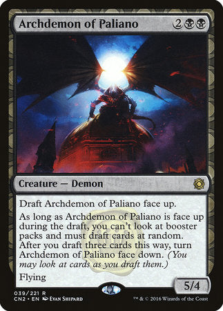 Archdemon of Paliano [Conspiracy: Take the Crown] | Magic Magpie
