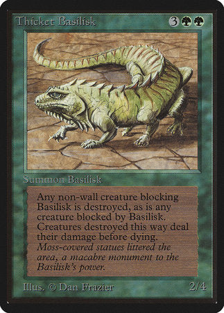 Thicket Basilisk [Limited Edition Beta] | Magic Magpie