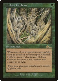 Hidden Gibbons [Urza's Legacy] | Magic Magpie