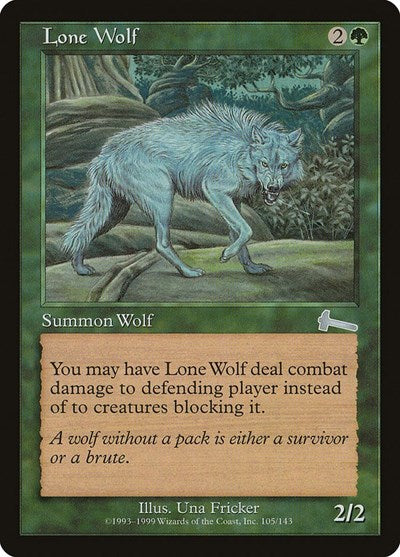 Lone Wolf [Urza's Legacy] | Magic Magpie