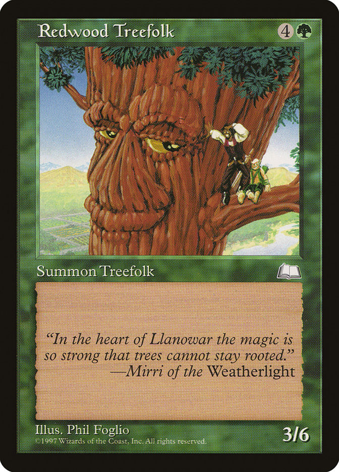 Redwood Treefolk [Weatherlight] | Magic Magpie