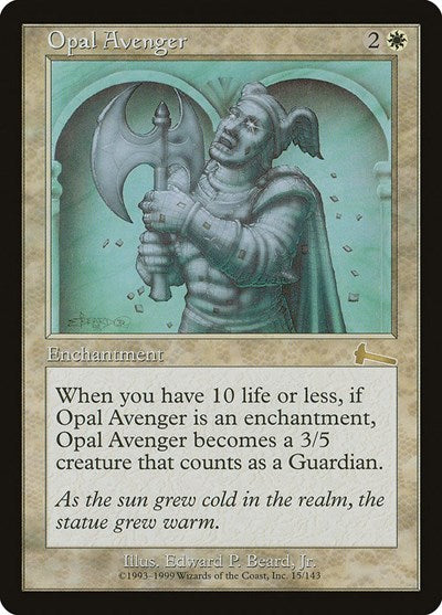 Opal Avenger [Urza's Legacy] | Magic Magpie