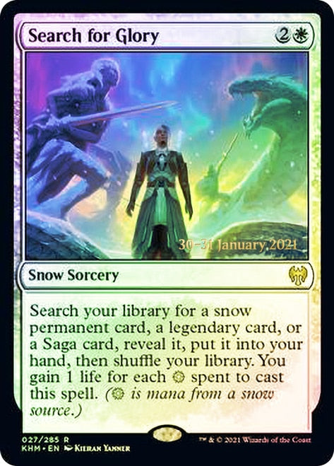 Search for Glory  [Kaldheim Prerelease Promos] | Magic Magpie