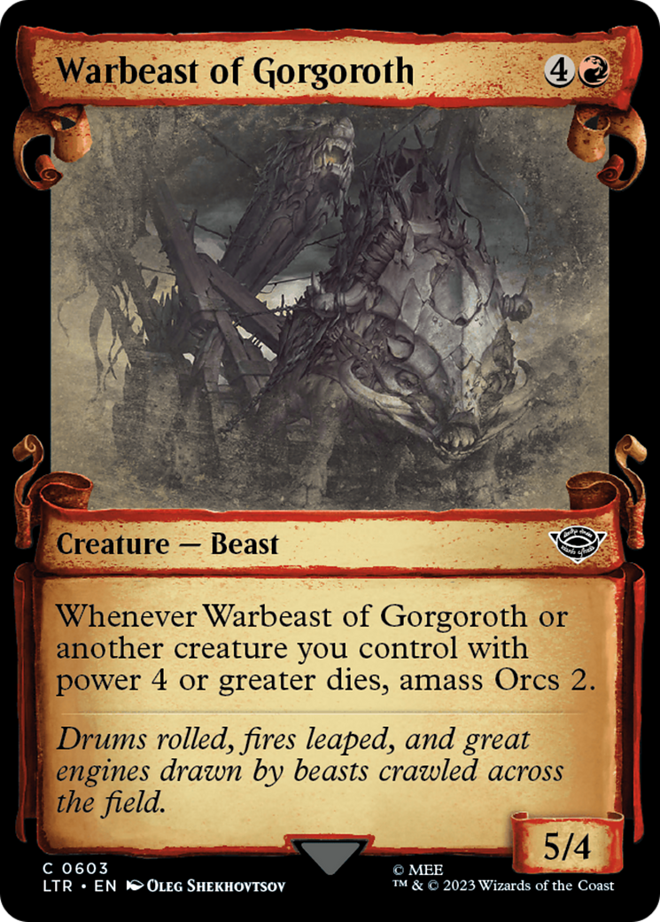 Warbeast of Gorgoroth [The Lord of the Rings: Tales of Middle-Earth Showcase Scrolls] | Magic Magpie