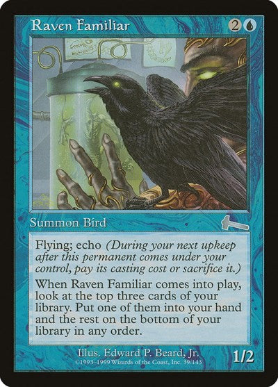 Raven Familiar [Urza's Legacy] | Magic Magpie