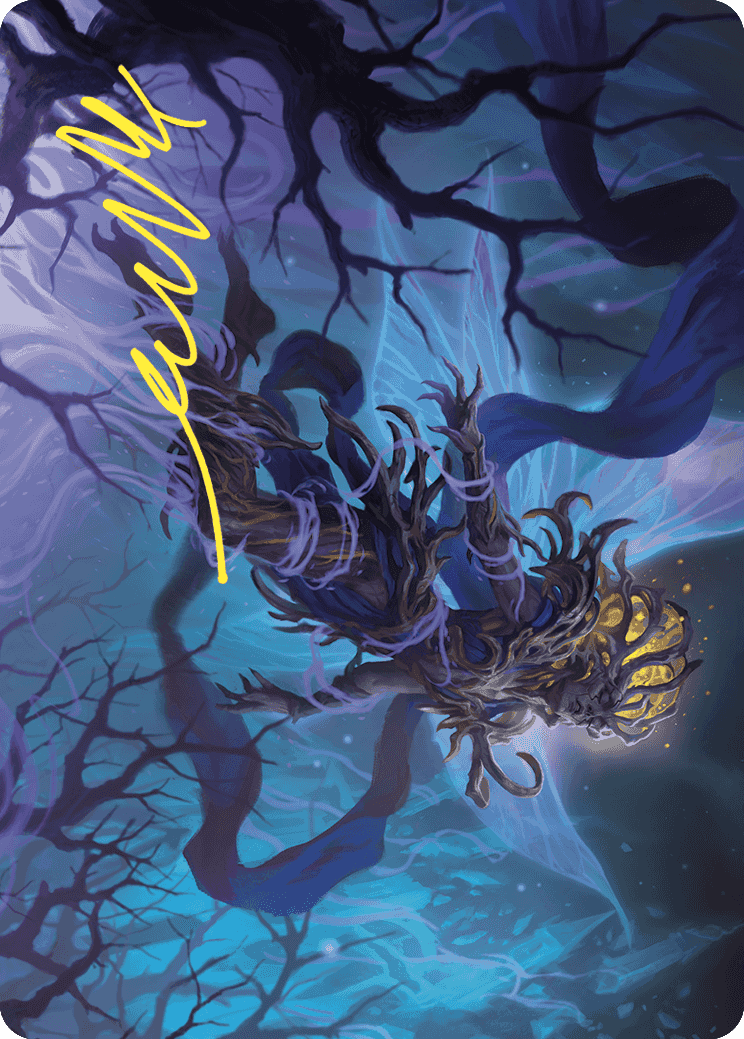 Sleep-Cursed Faerie Art Card (Gold-Stamped Signature) [Wilds of Eldraine Art Series] | Magic Magpie