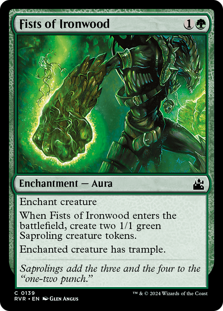 Fists of Ironwood [Ravnica Remastered] | Magic Magpie