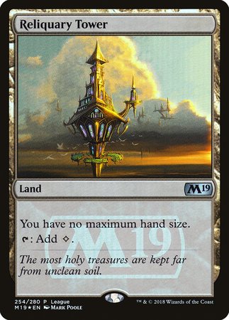 Reliquary Tower [Core Set 2019 Promos] | Magic Magpie