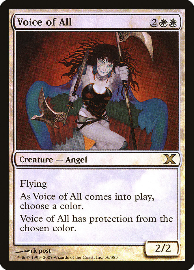 Voice of All (Premium Foil) [Tenth Edition] | Magic Magpie