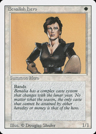 Benalish Hero [Revised Edition] | Magic Magpie