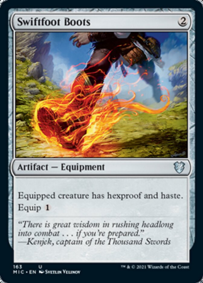 Swiftfoot Boots [Innistrad: Midnight Hunt Commander] | Magic Magpie