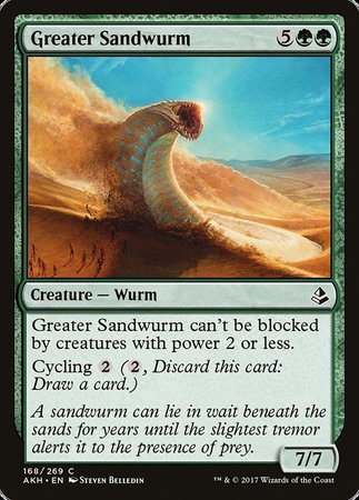 Greater Sandwurm [Amonkhet] | Magic Magpie