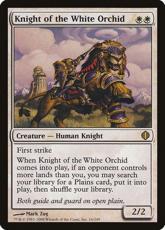 Knight of the White Orchid [Shards of Alara] | Magic Magpie