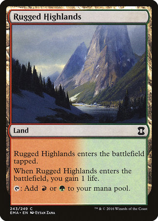 Rugged Highlands [Eternal Masters] | Magic Magpie