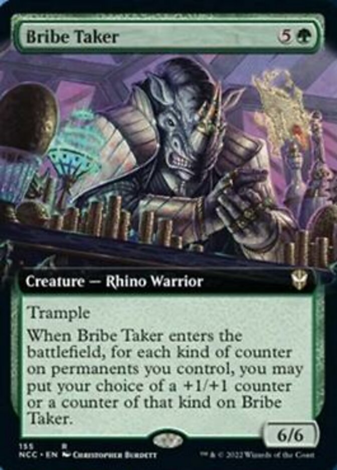 Bribe Taker (Extended Art) [Streets of New Capenna Commander] | Magic Magpie