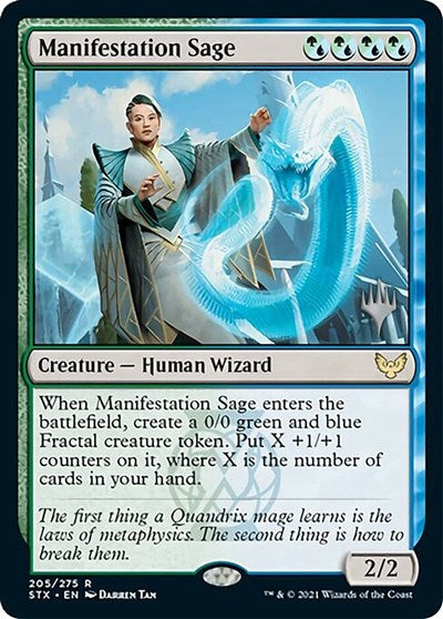 Manifestation Sage (Promo Pack) [Strixhaven: School of Mages Promos] | Magic Magpie