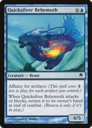 Quicksilver Behemoth [Darksteel] | Magic Magpie