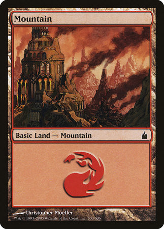 Mountain (300) [Ravnica: City of Guilds] | Magic Magpie