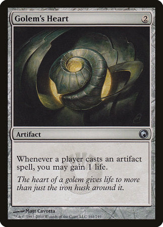 Golem's Heart [Scars of Mirrodin] | Magic Magpie