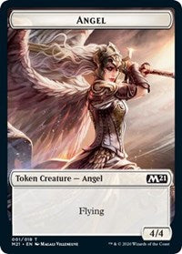 Angel // Weird Double-sided Token [Core Set 2021 Tokens] | Magic Magpie
