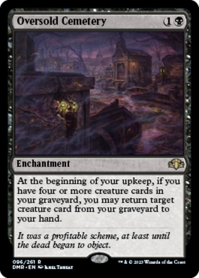 Oversold Cemetery [Dominaria Remastered] | Magic Magpie